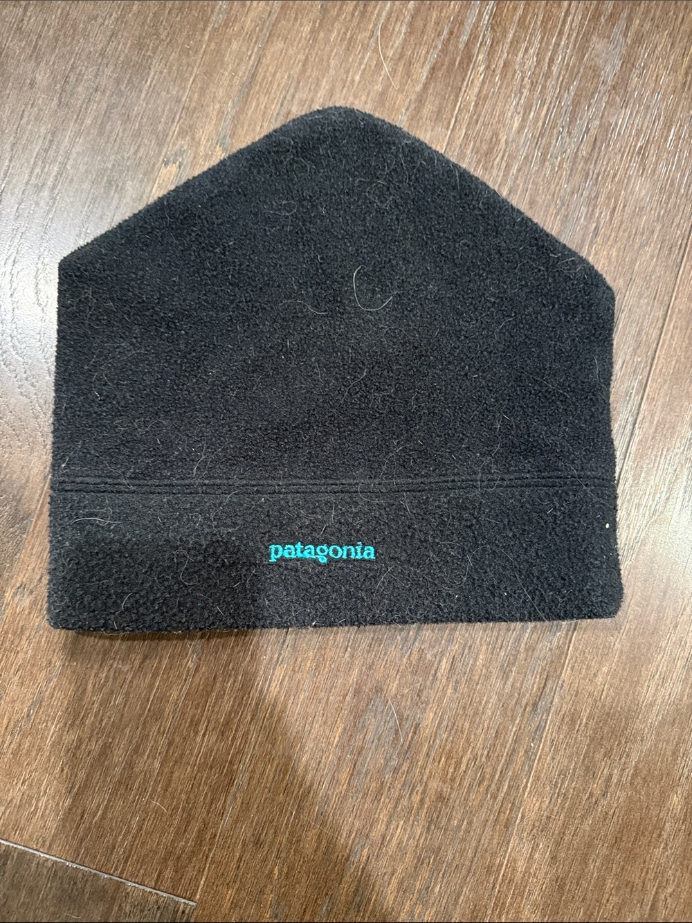 Vtg 2002 Patagonia Retro Rhythm Capilene Fleece Beanie Hat Made in USA Black OS